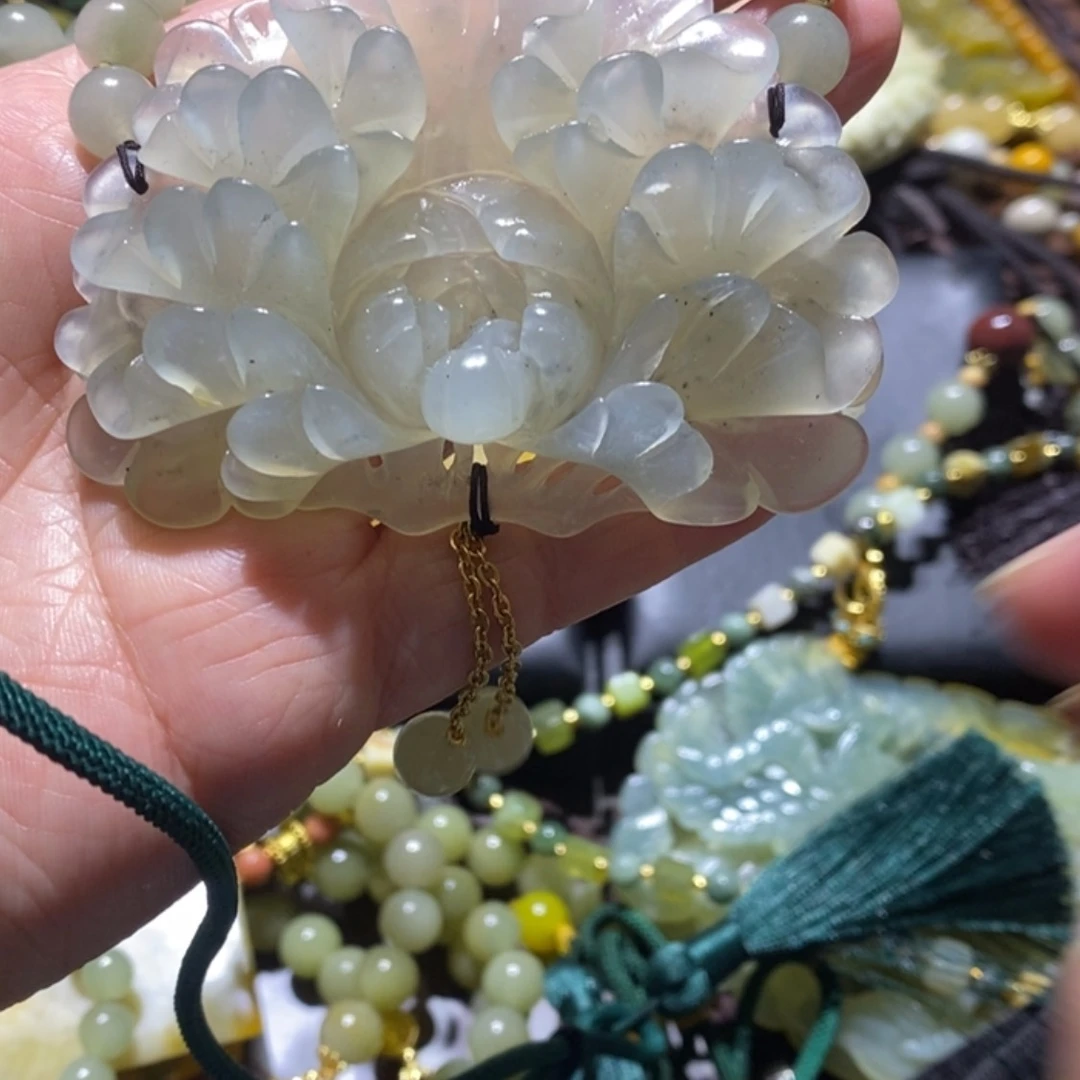 【闪购商品】岫玉毛衣链未镶嵌