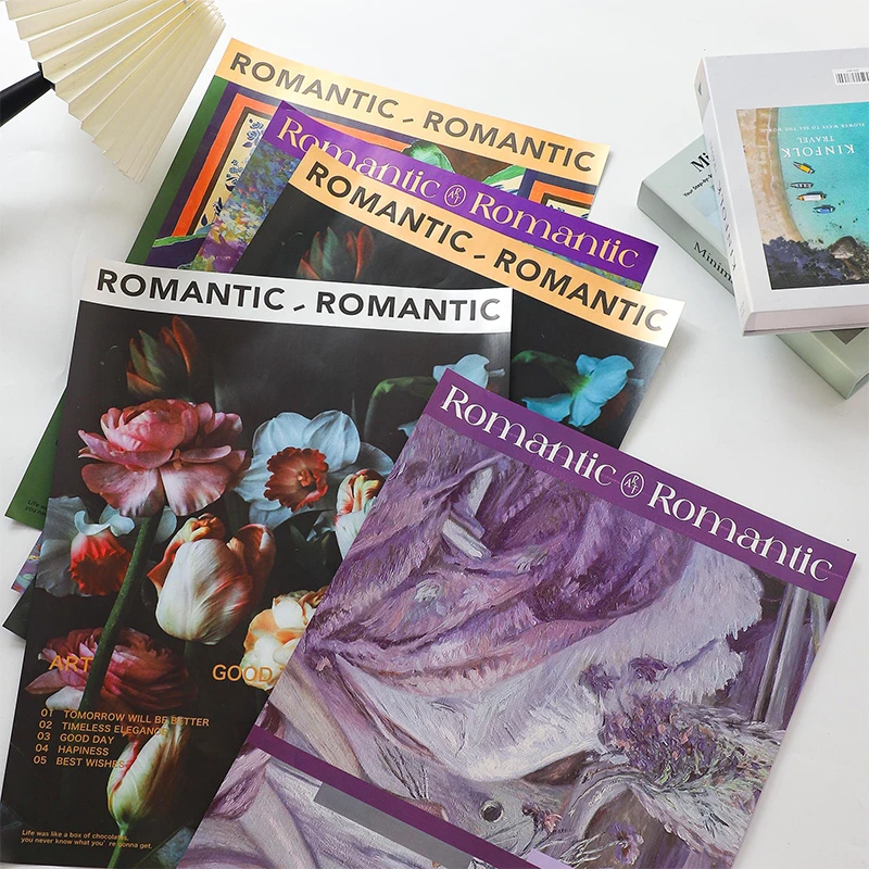 【花约】野兽派油画风包装纸大艺术家高级感花艺材料鲜花包装纸