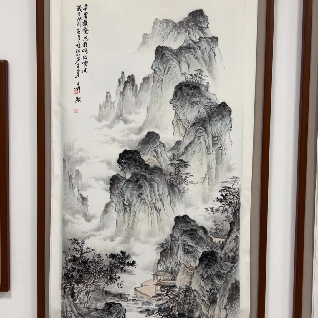 雪***山国画李文峰经典作品