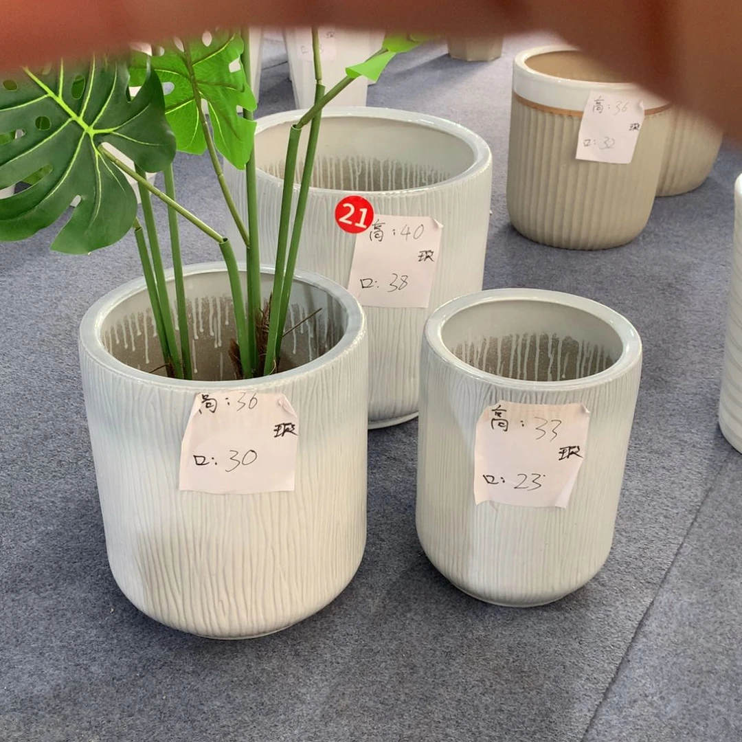 高温陶瓷花盆微瑕