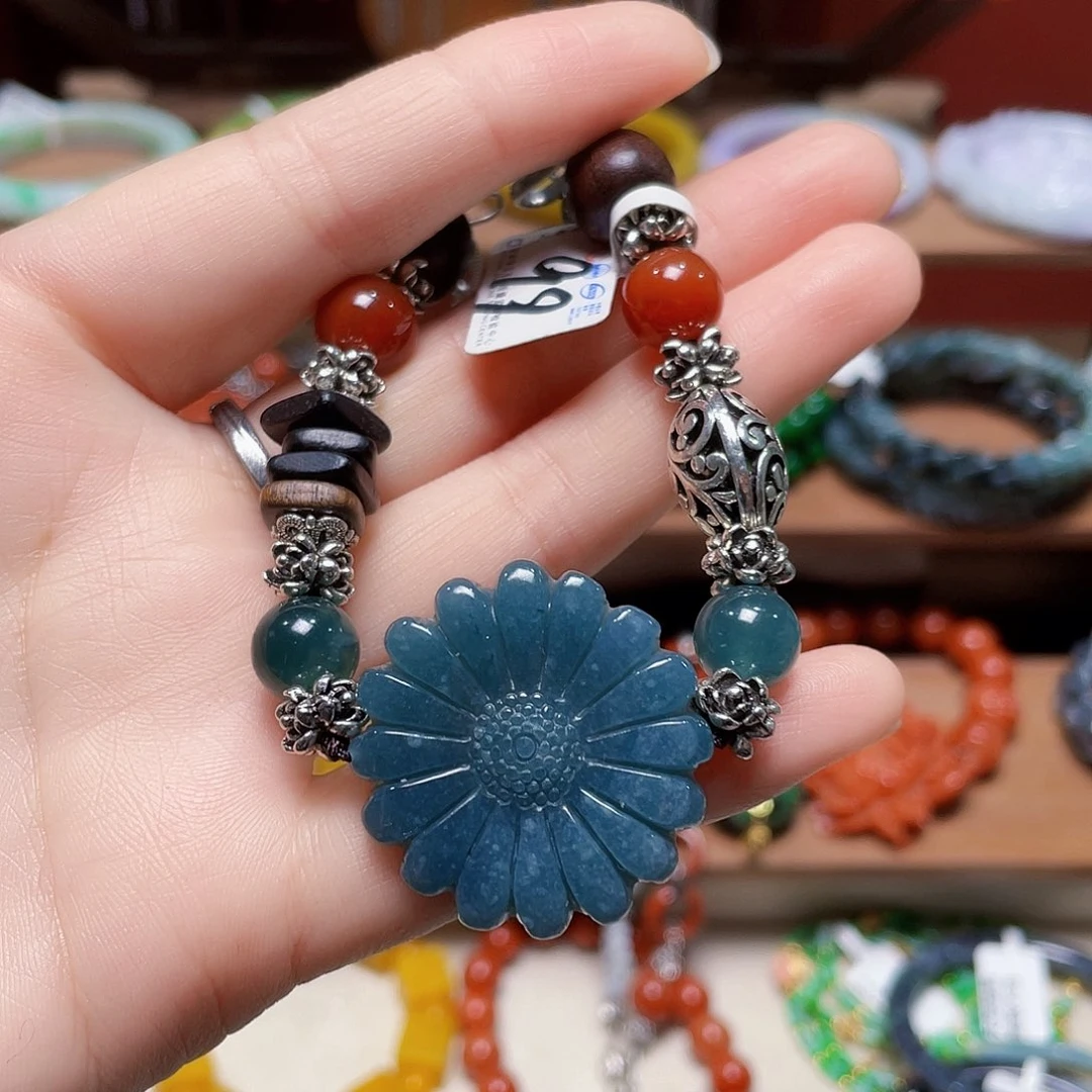 翡翠未镶嵌手链饰品