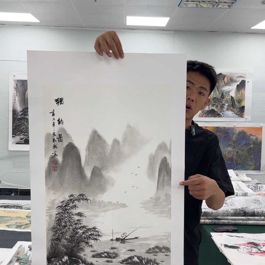 国画宣纸国画纯手绘作品