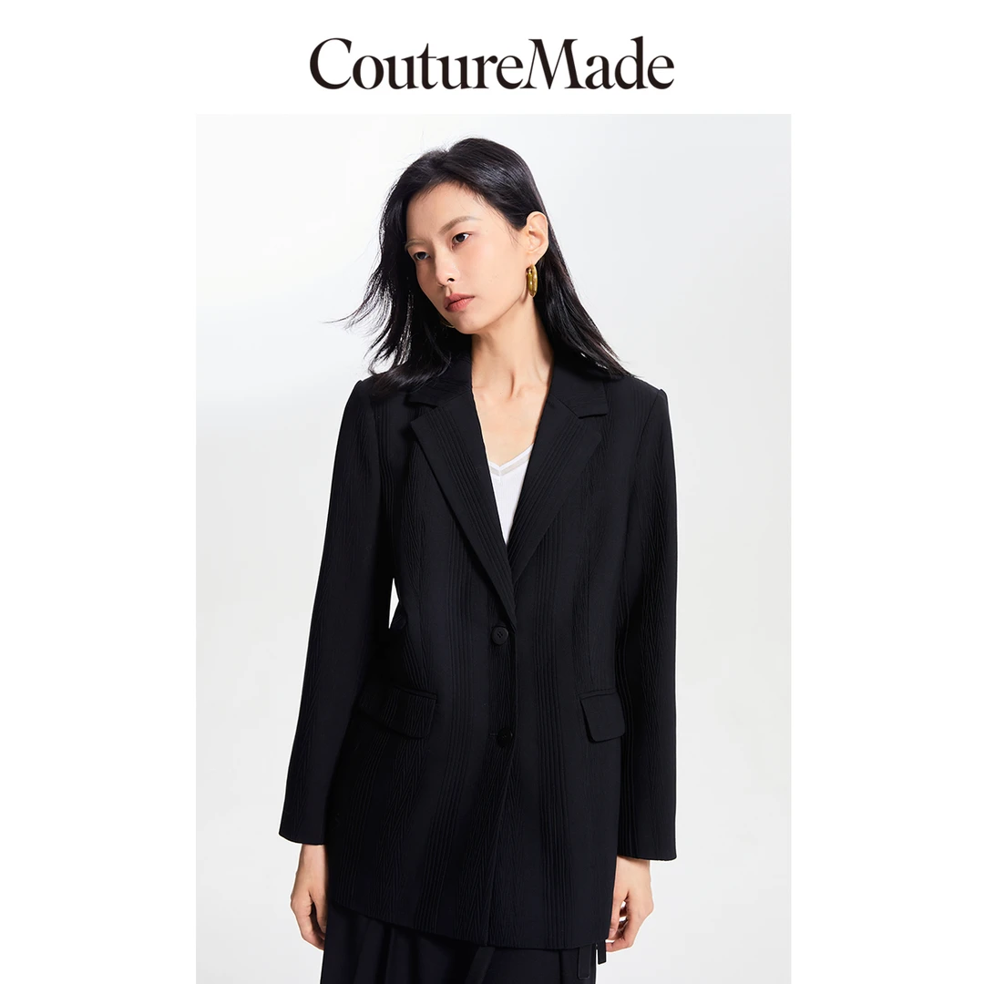 1056【金拐子专属】Couture Made西装外套时尚肌理感323408015
