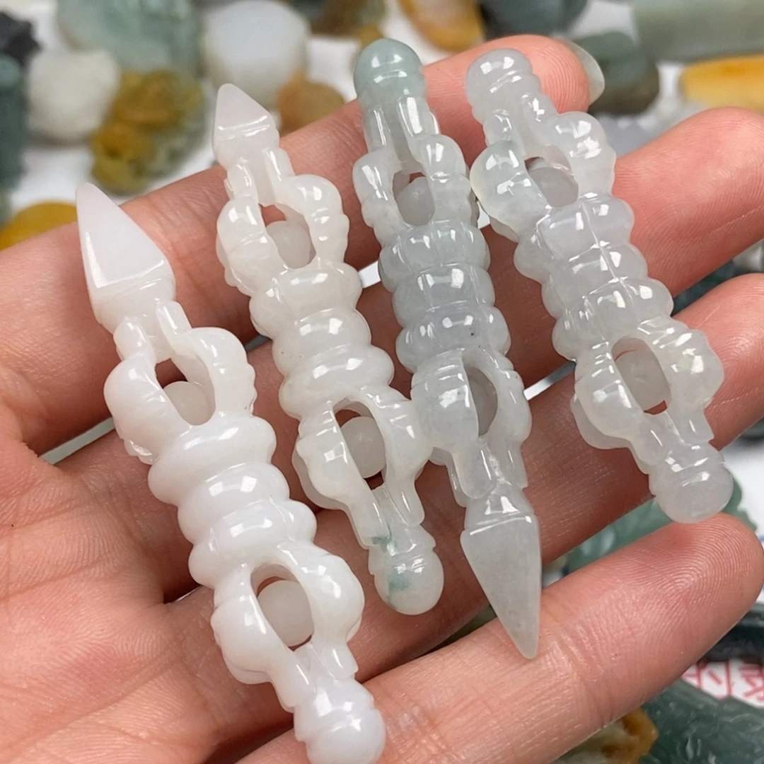 山***哥翡翠未镶嵌颈饰翡翠