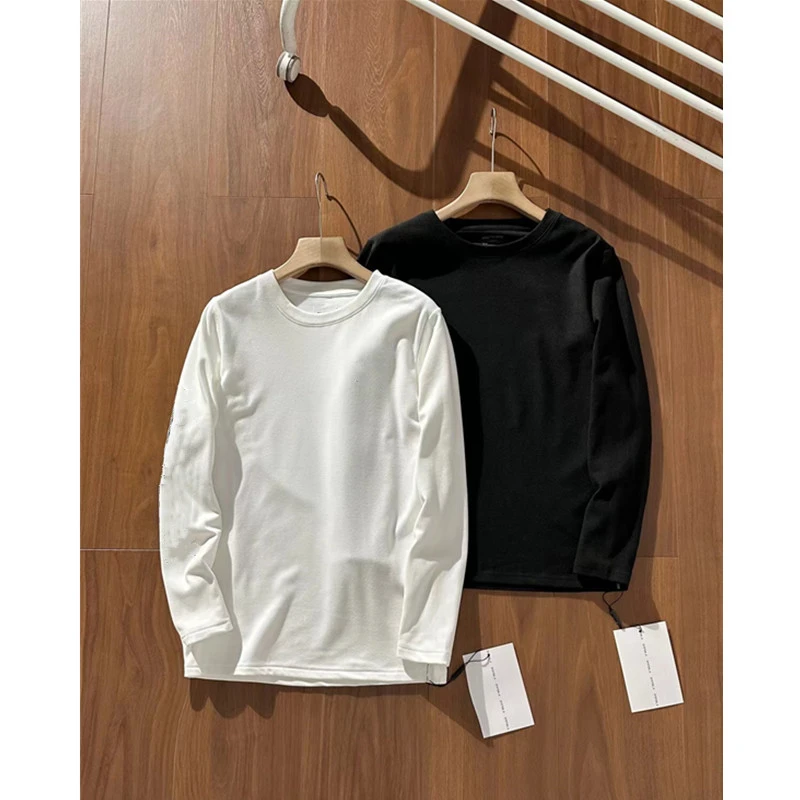 SC24319 秋冬双面德绒高弹保暖圆领长袖打底衫