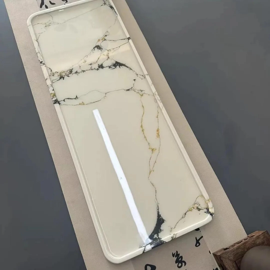 《非卖》万益石材天然奢石茶盘定制专享链接客厅家用防水创意