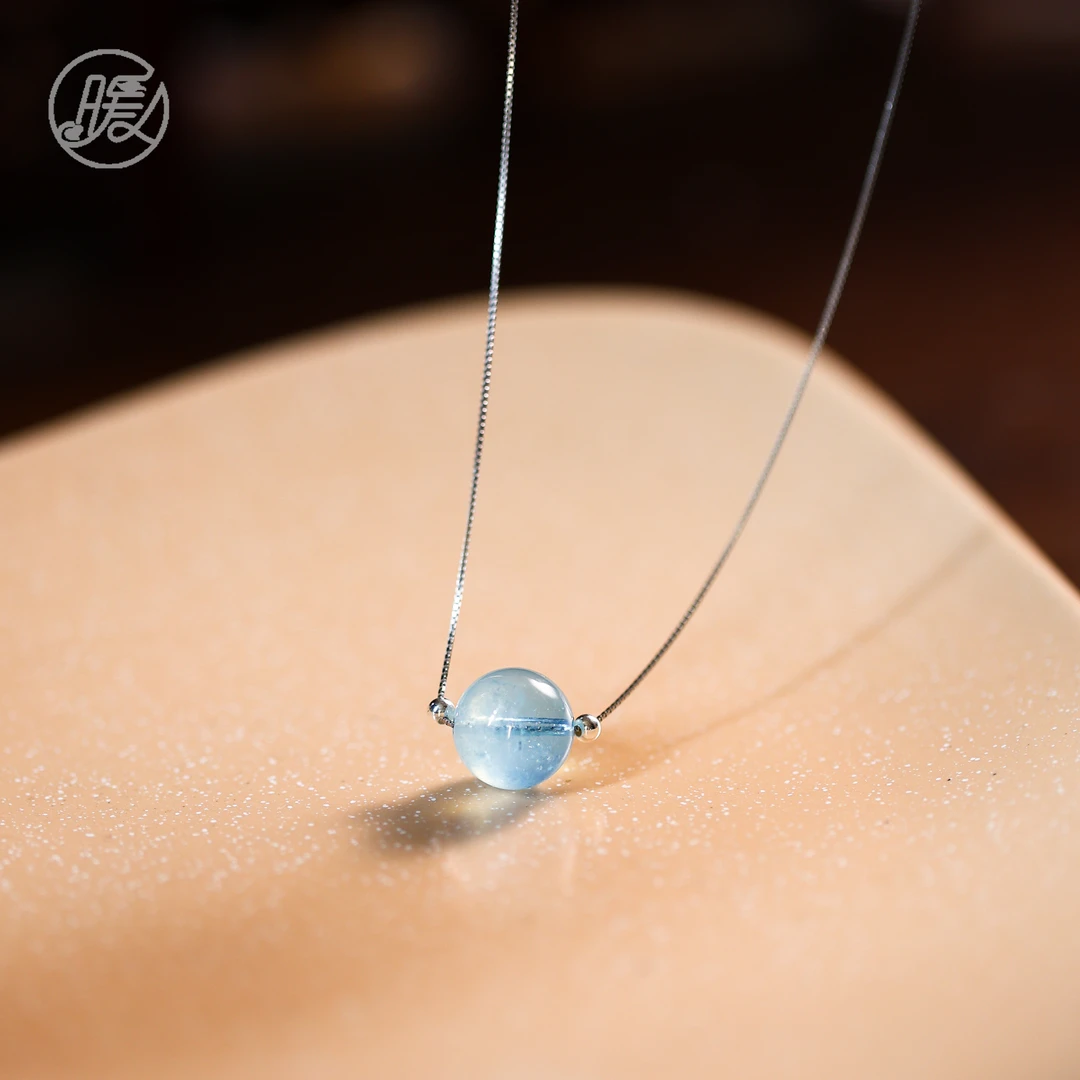 海蓝宝路路通项链Z2282多样性发一