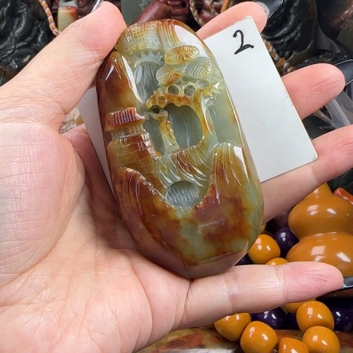未镶嵌透闪石质玉珠宝奇石