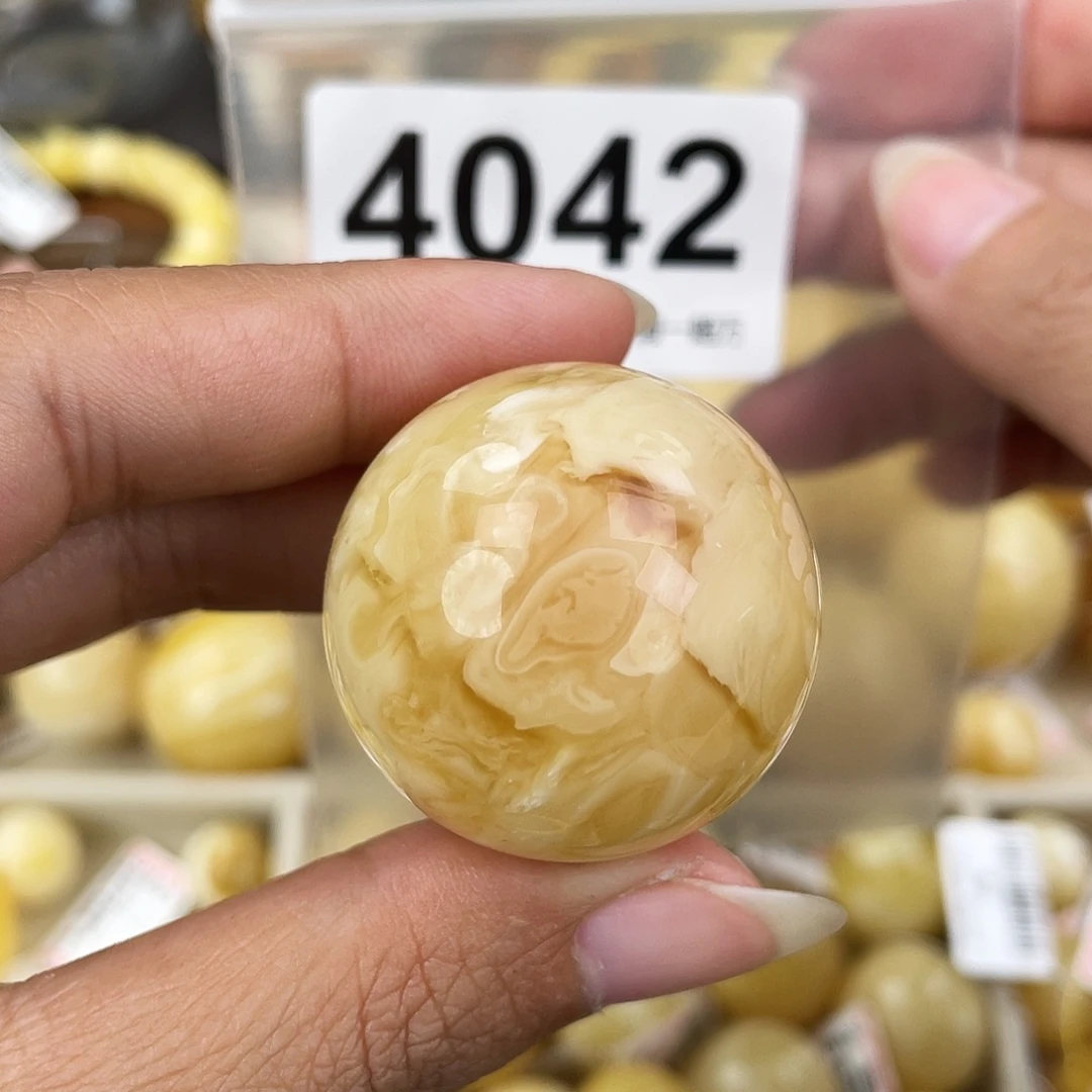 蜜蜡未镶嵌裸石32.3色线