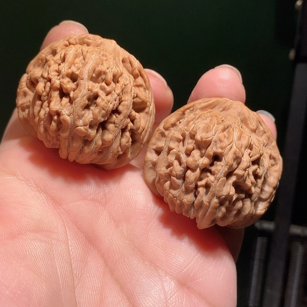 文玩核桃把件43四座楼全品