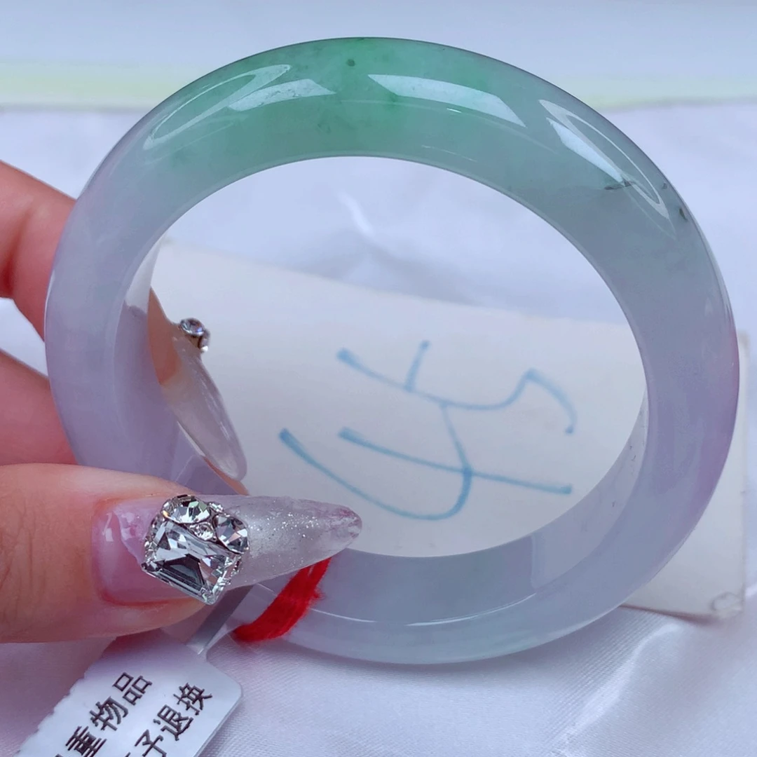 翡翠手镯未镶嵌天然缅甸翡翠A货手镯