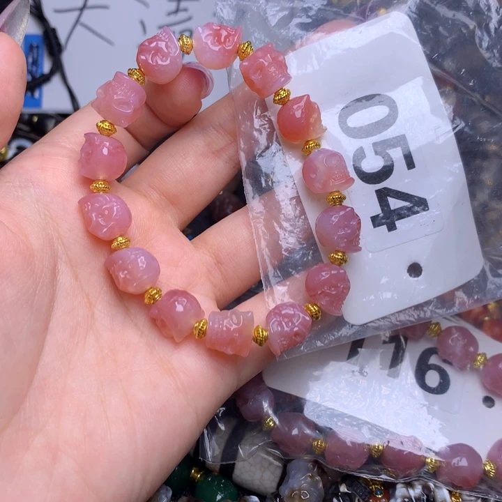 玛瑙/玉髓未镶嵌发一条