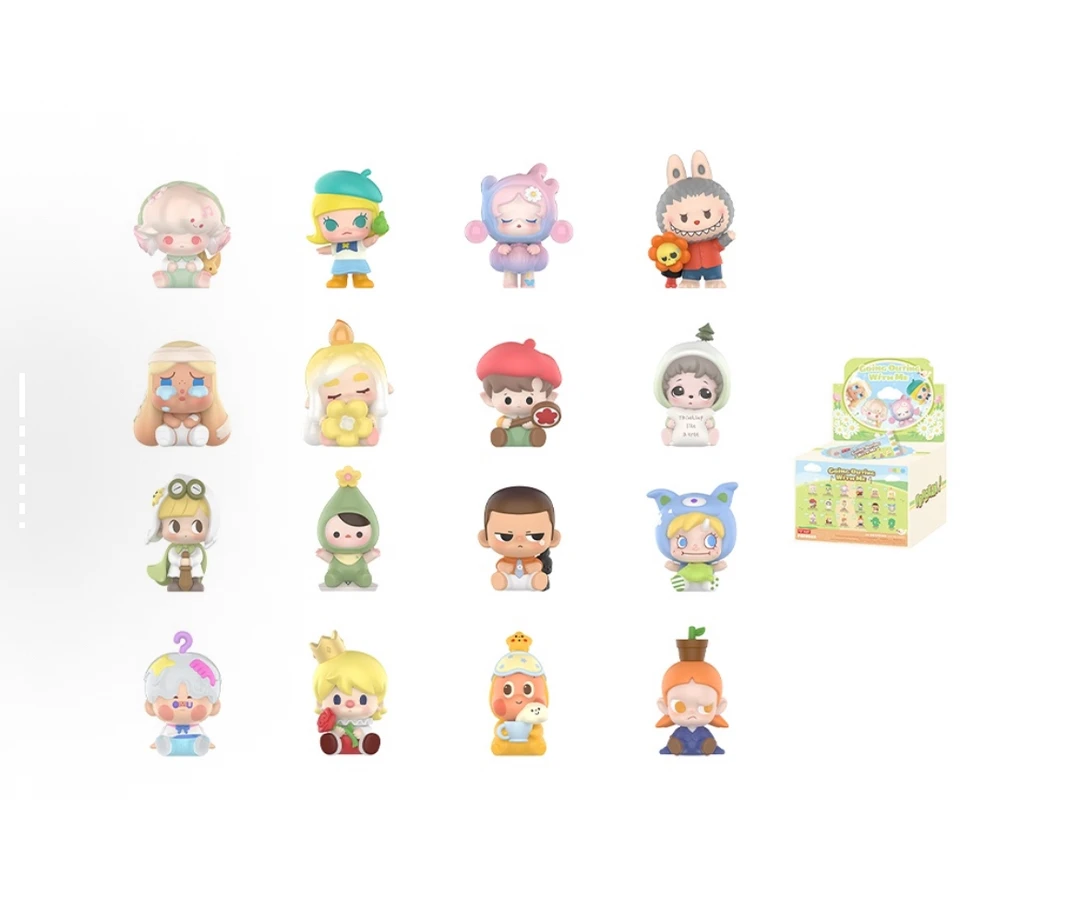 直播间专属泡泡萌粒 跟我去郊游系列公仔袋装 单个盲袋/整盒32个