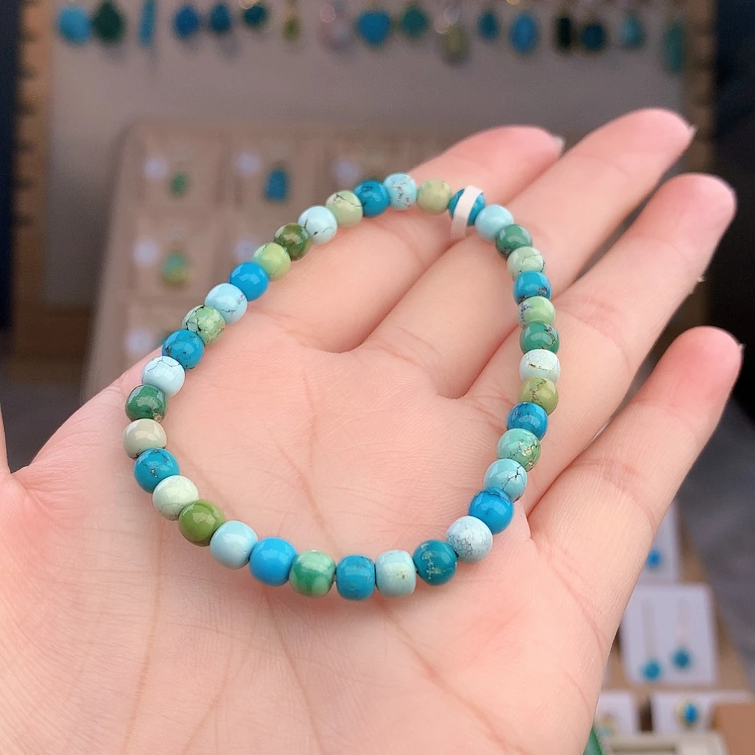 绿松石未镶嵌项链