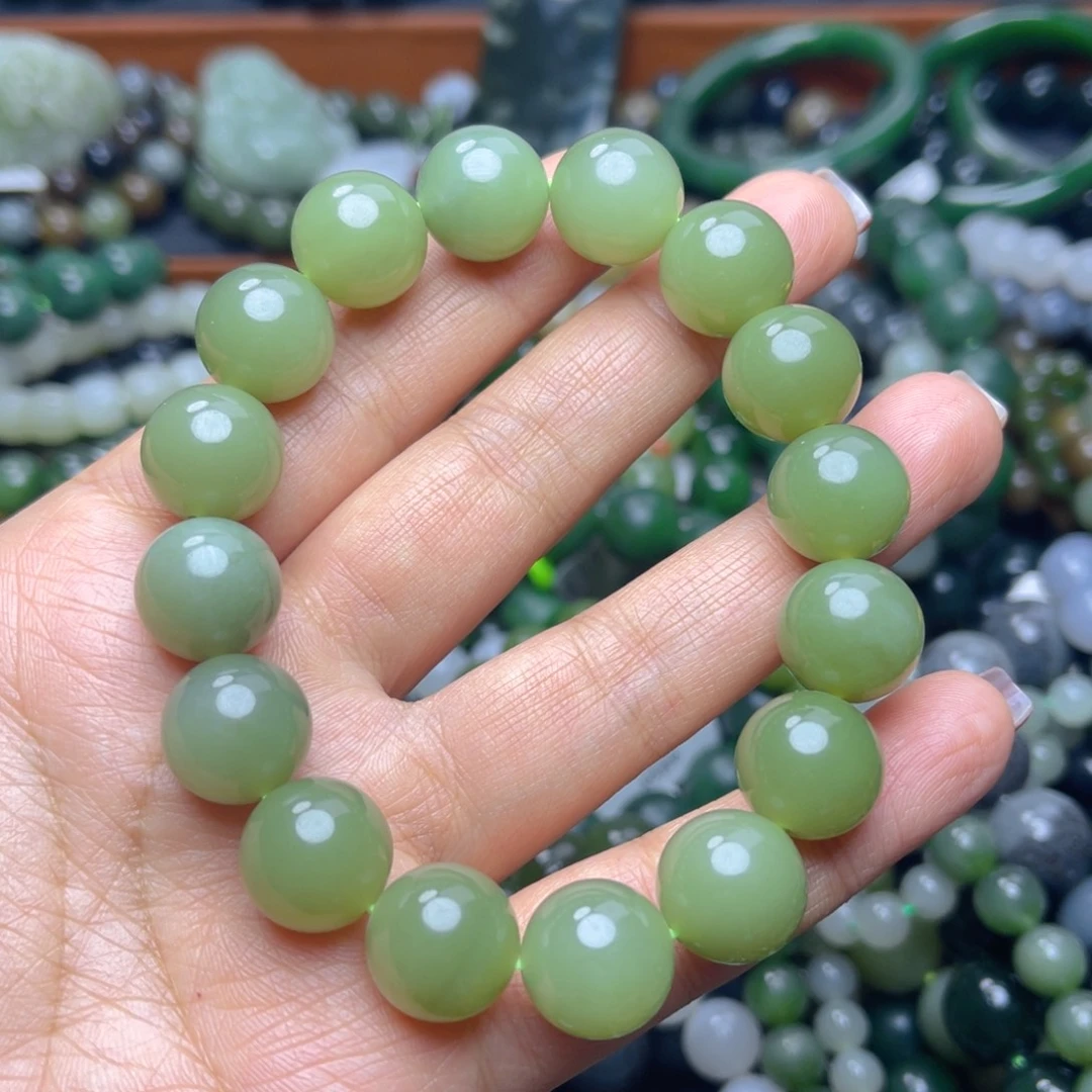 和田玉未镶嵌手链