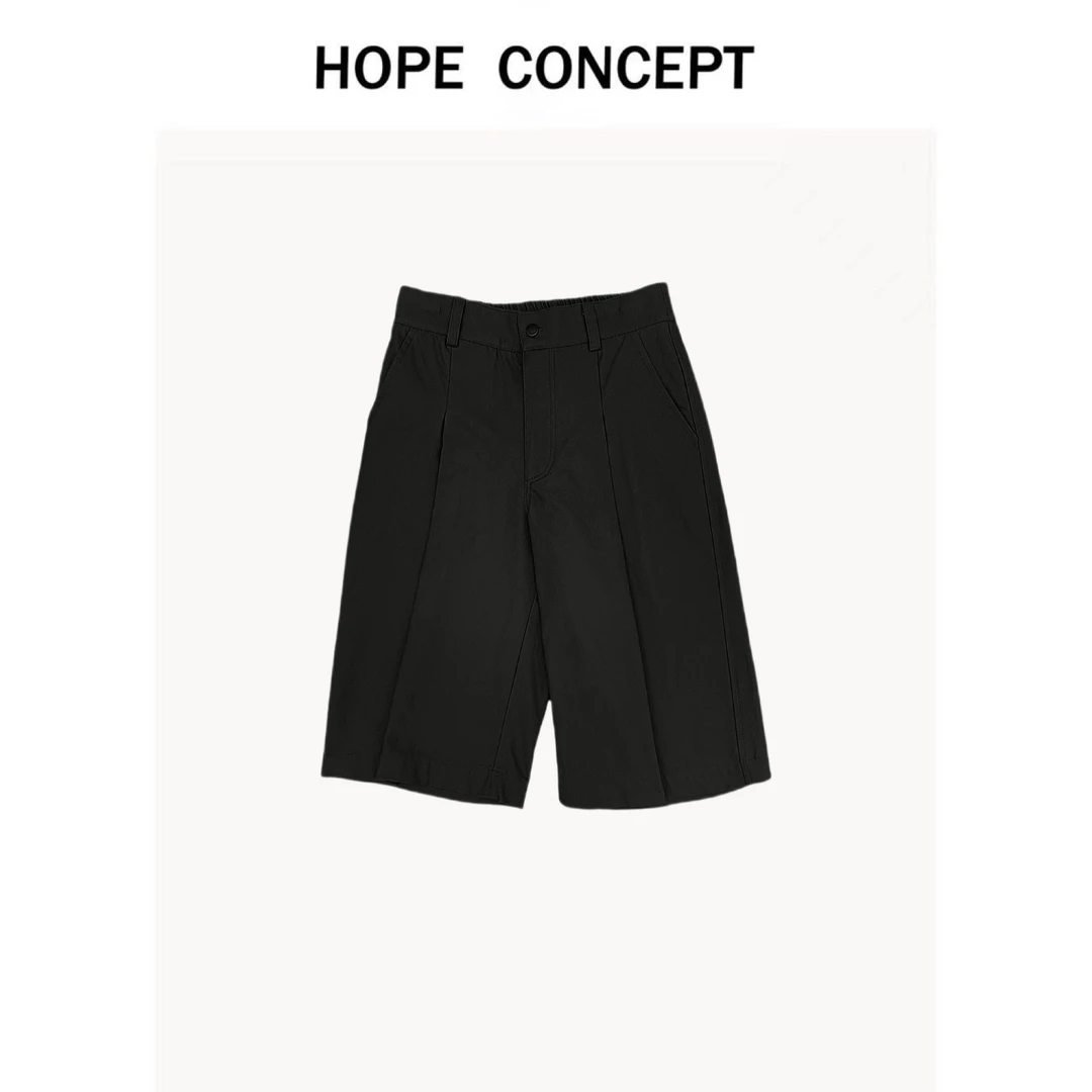 25125#HOPECONCEPT又是被七分裤硬控的一天 复古松弛无性别七分裤