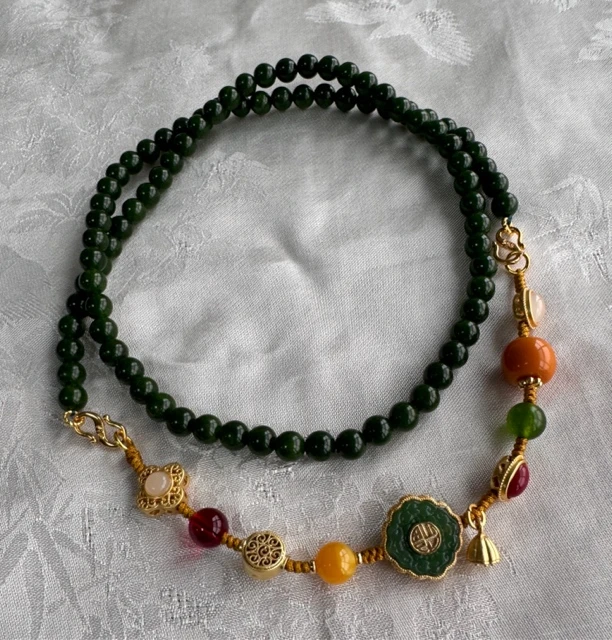 非金属布艺手链 中式风民族手串项链女饰品