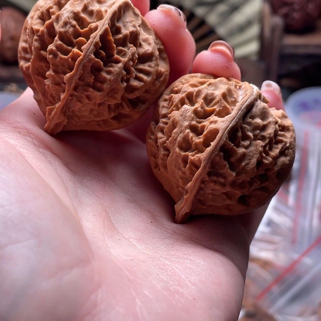 文玩核桃把件楸刀鱼13