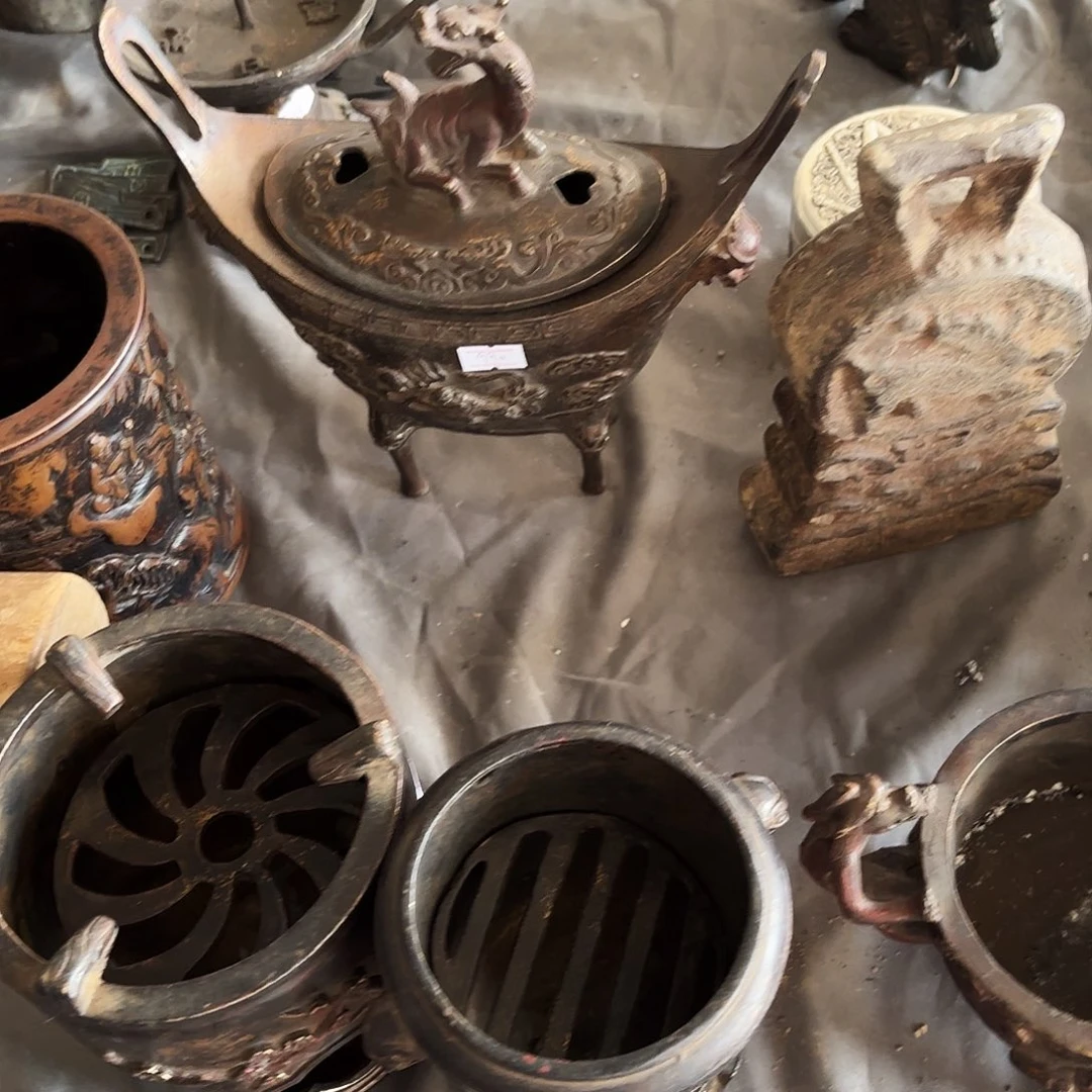 瓷片瓷片摆件哦！