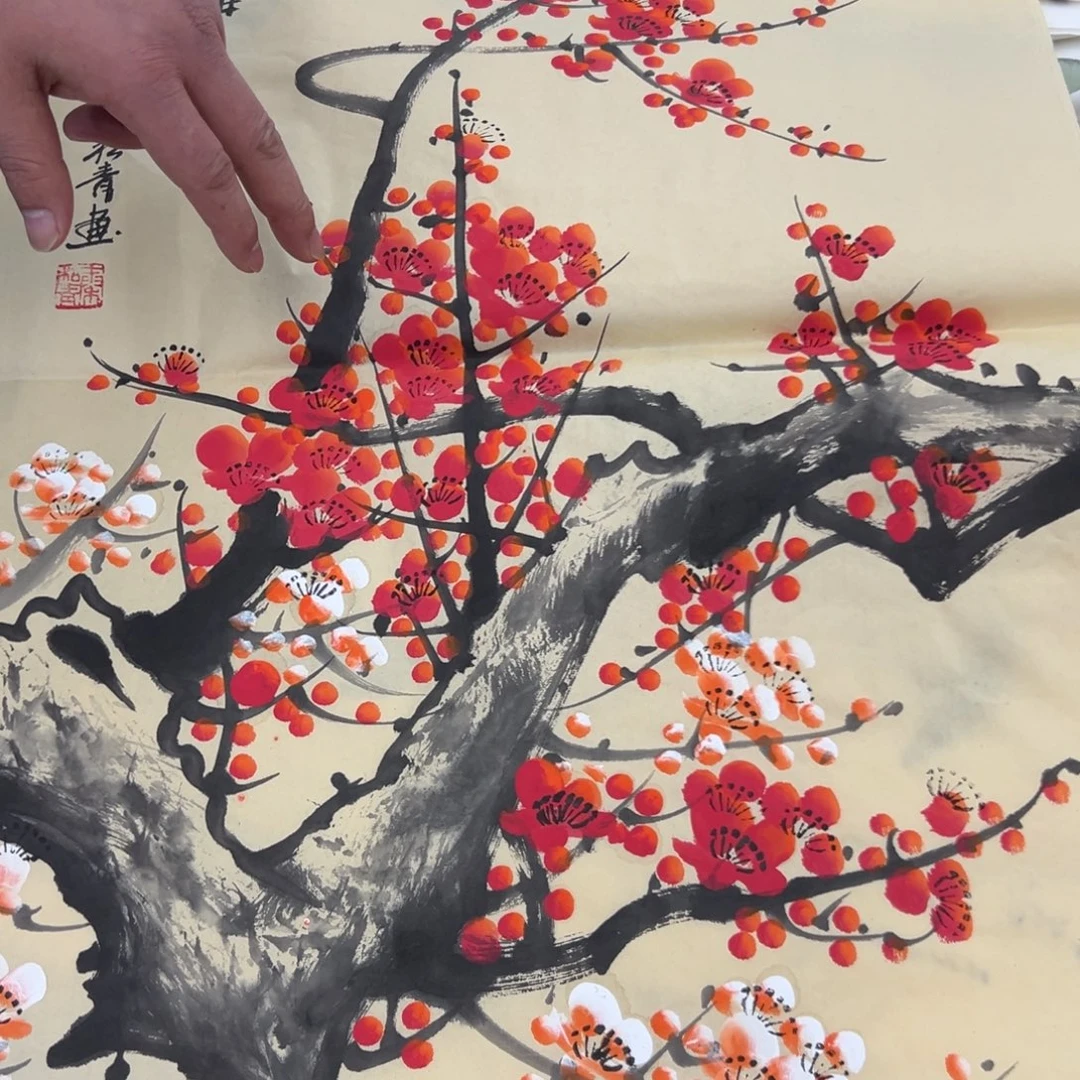 国画宣纸纯手绘字画