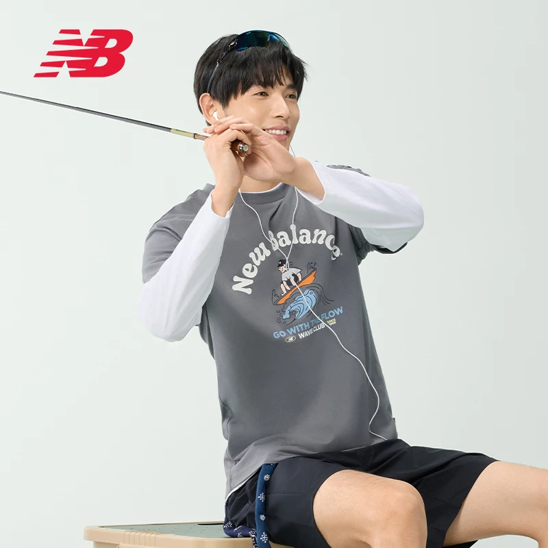 【跑者美学】New Balance 25新款男休闲运动圆领短袖T恤MT51877
