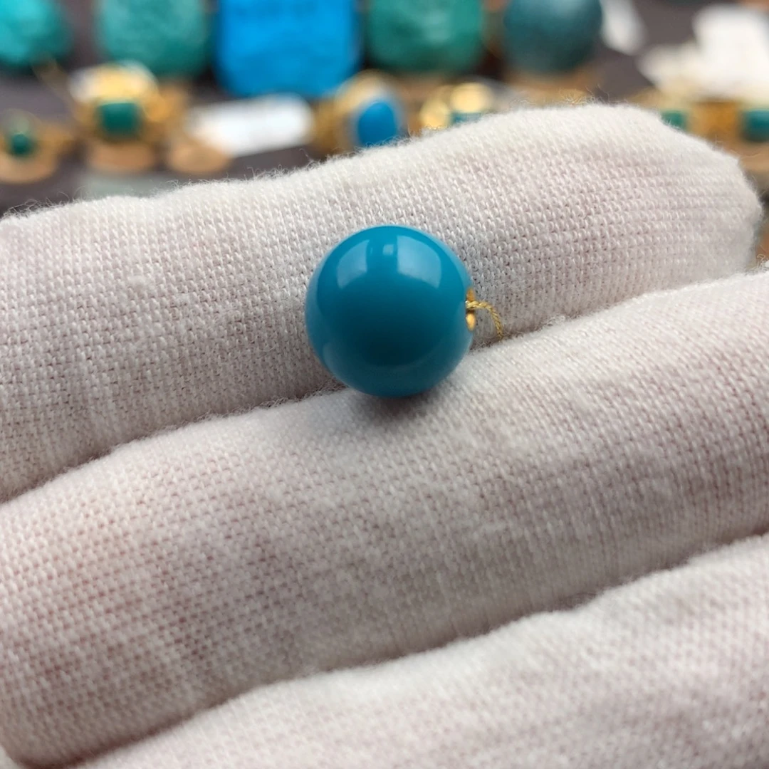 绿松石未镶嵌绿松石10mm