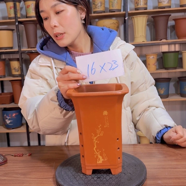紫砂花盆紫砂花盆精品花盆