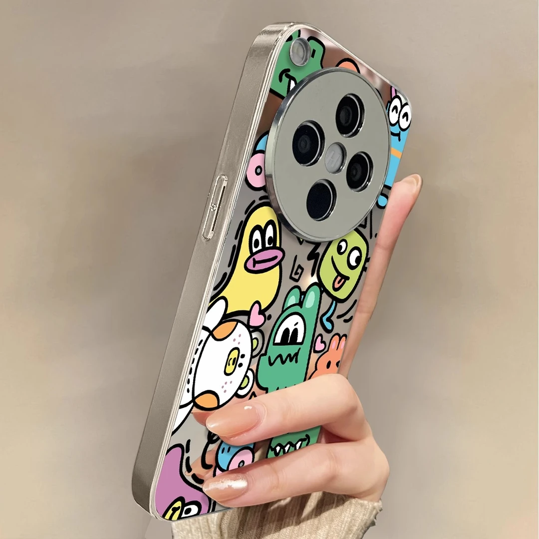 适用于OPPOfindx8pro手机壳色块动物高级感findx7pro硅胶全包防摔