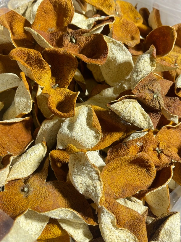 2022年广西浦北茶枝柑陈皮 3年老陈皮