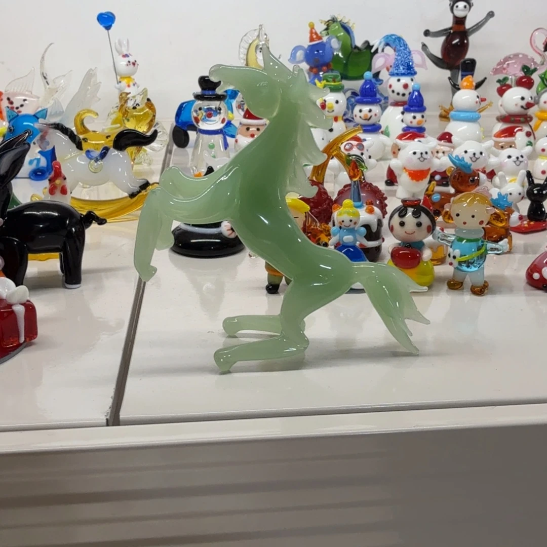 琉璃手工艺品玉马