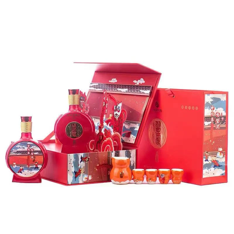 习酒窖藏2022虎年春节贺岁版礼盒装500ml*253%Vol