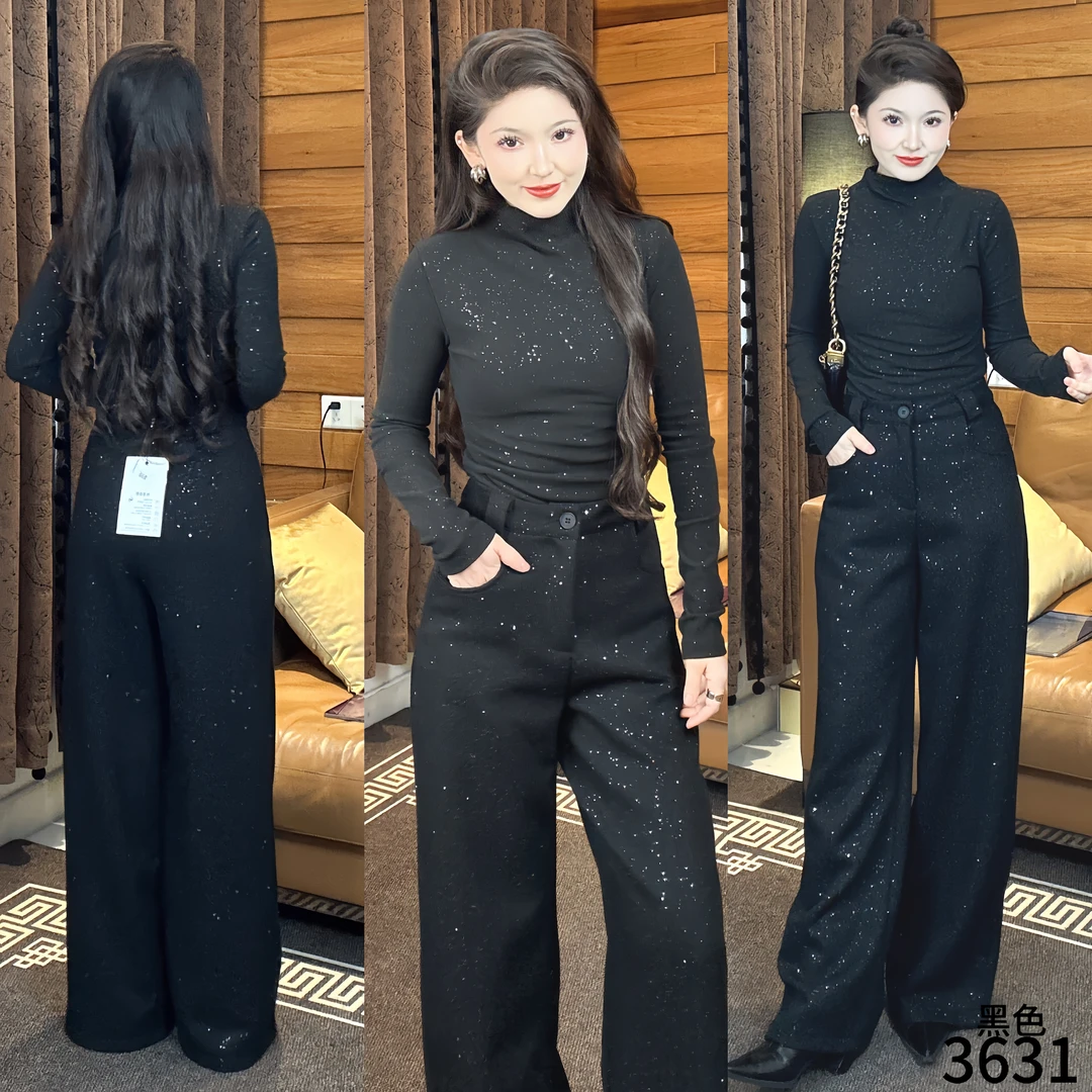 Saeda女装时尚流行网红闪闪套装两件套YF3631