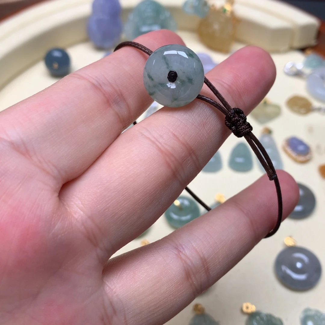 翡翠未镶嵌颈饰翡翠花扣