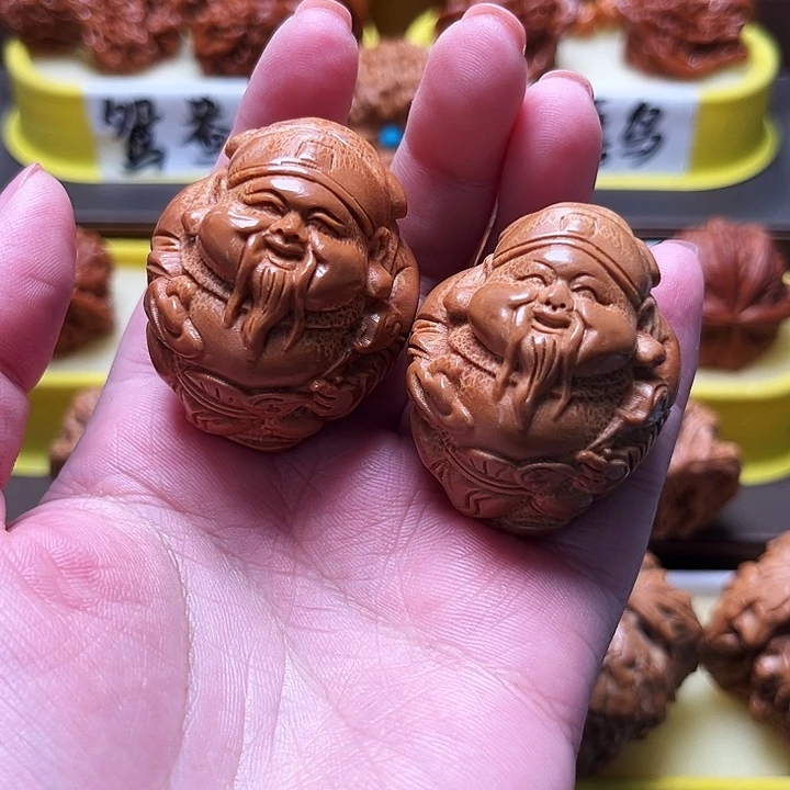 文玩核桃吊坠35尺橄榄核