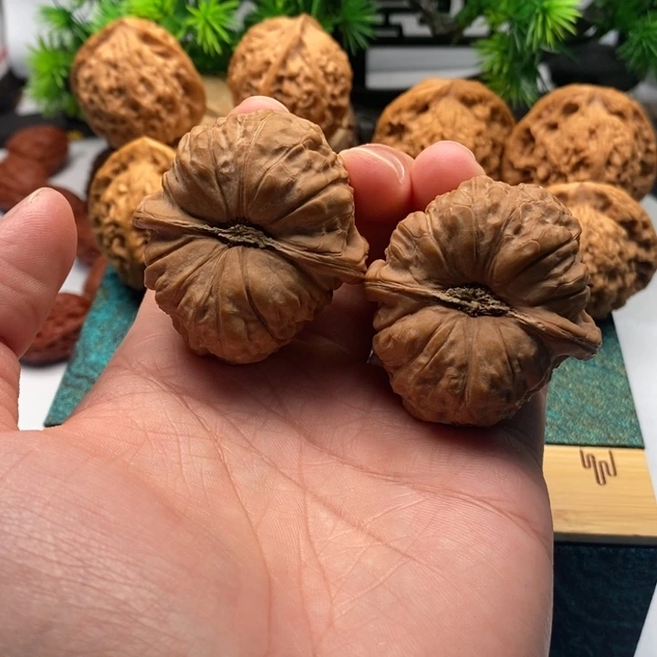 文玩核桃把件42全品南瓜墩