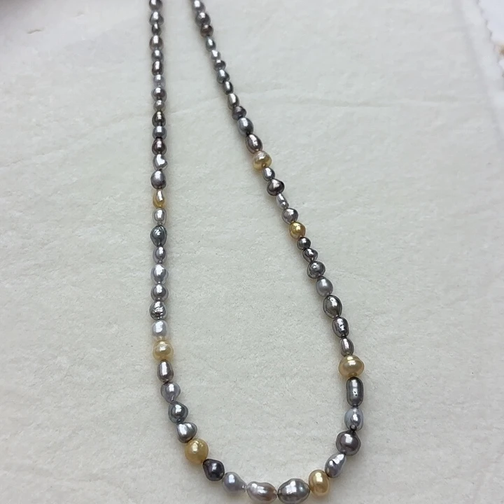 颈饰海水珍珠银S925镶嵌