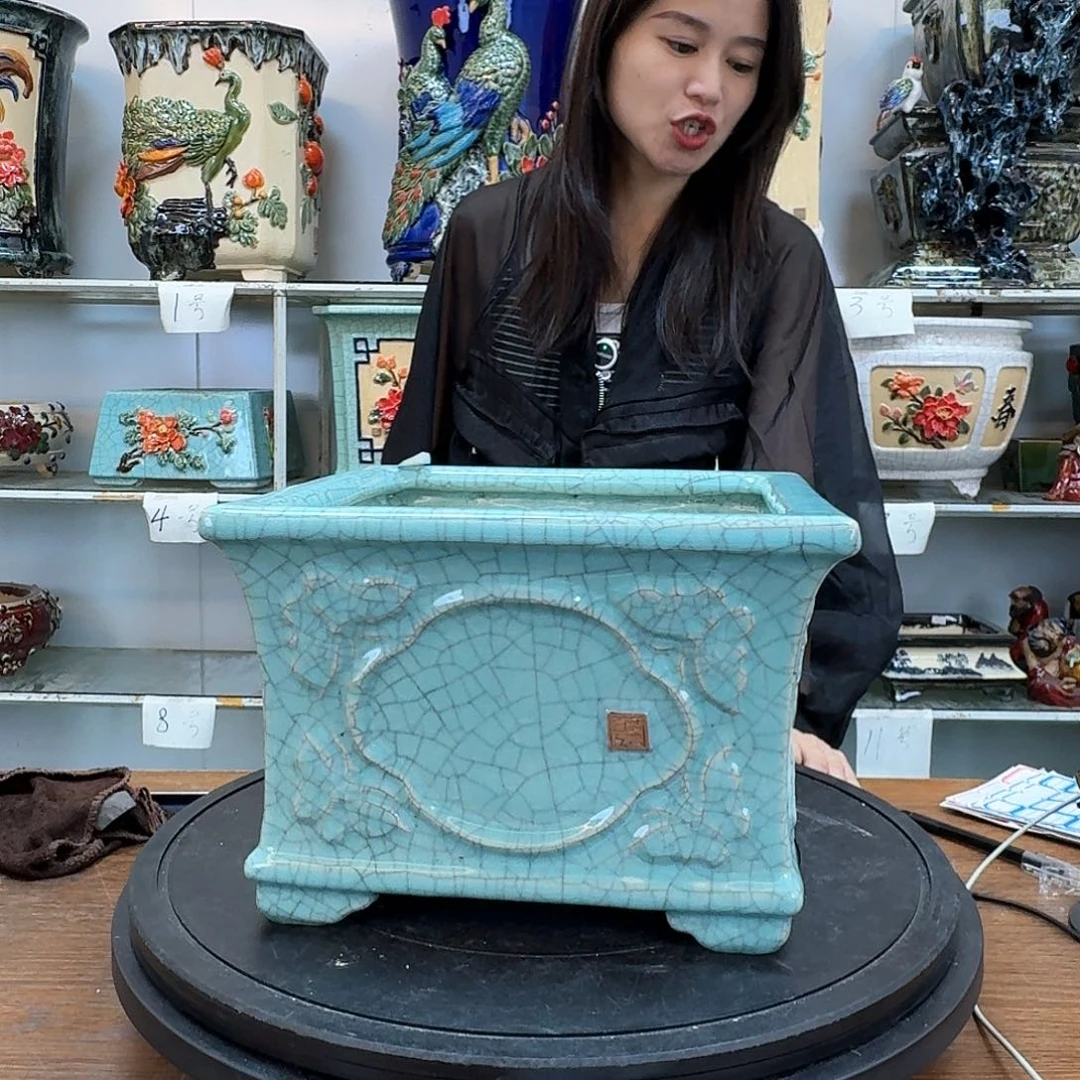 金*石湾盆120陶瓷