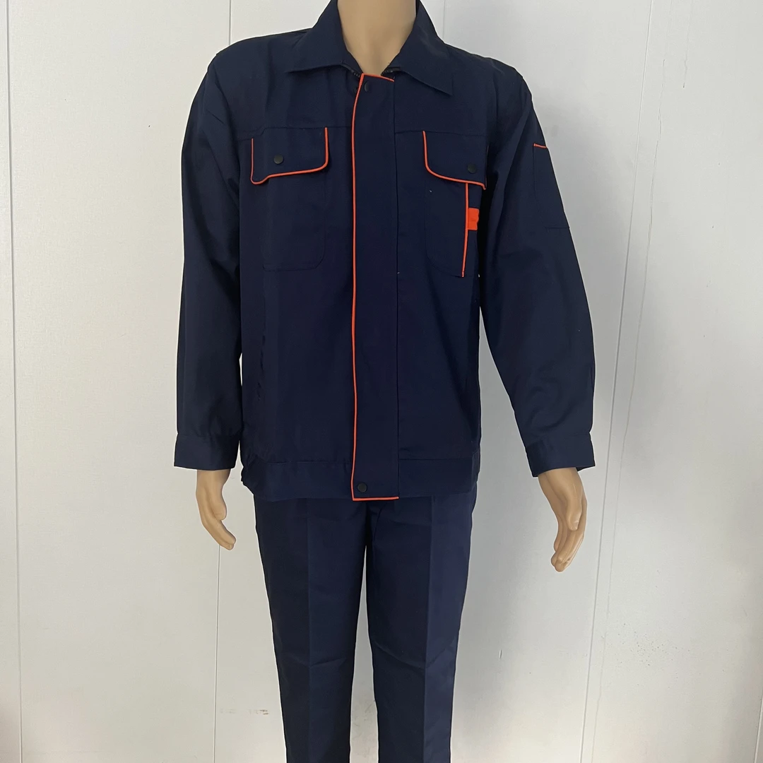 春秋涤棉全工艺耐磨工作长袖服秋冬男款男女劳保