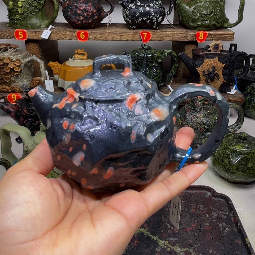 梅花石安山玉精品瑕260cc
