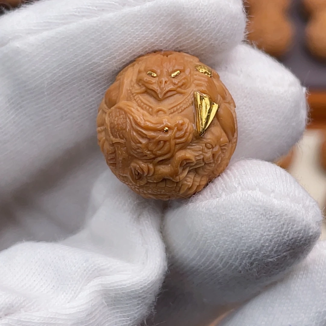 吊坠猴头核桃满工大鹏鸟