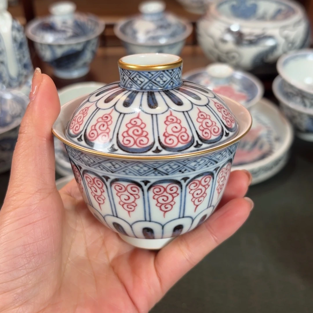 杯宝像盖碗博陵造物