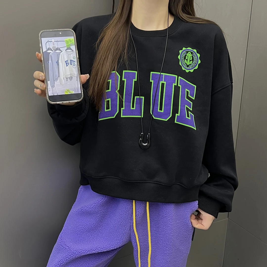 福利 YU 62a906 加绒加厚 潮牌卫衣