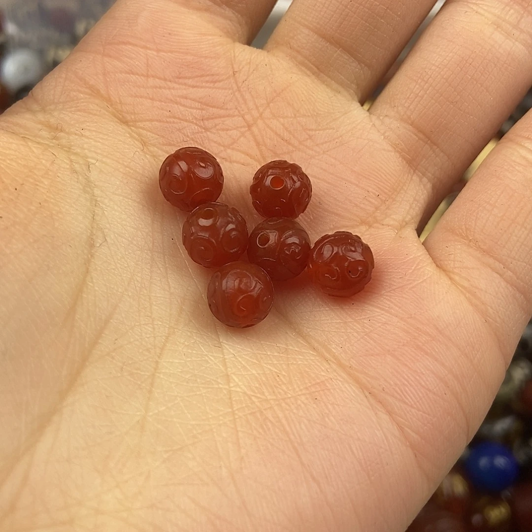 玛瑙/玉髓未镶嵌玛瑙配珠玛瑙散珠