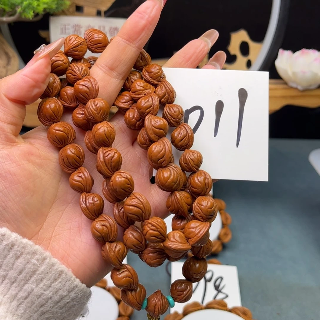 桃核手串炎*12小龙纹脖挂66➕6