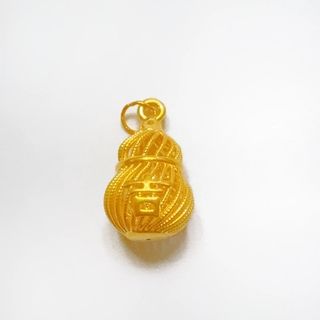 【老王黄金】足金吉字葫芦LW-015
