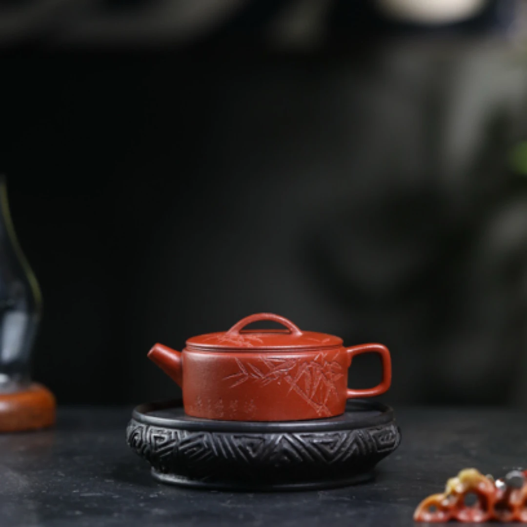 佳作鉴赏 汉瓦 原矿红降坡泥 容量：160cc