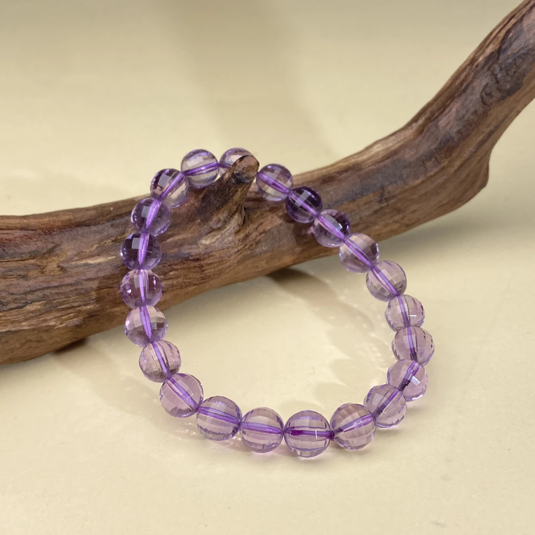 【小北好物】紫水晶单圈手串17-17QL60X136【多样性发一件】约7mm