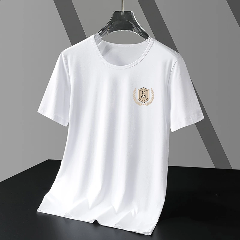 （新款上新）爆款短袖T恤打底衫百搭宽松男女同款T恤印花潮男士半袖