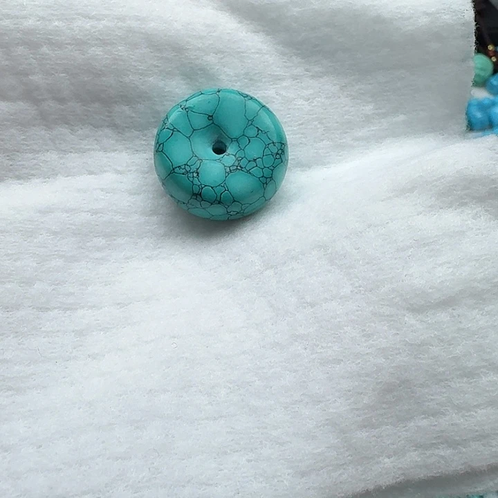 尺寸：24/10➕绿水草纹平安扣 单珠一颗
