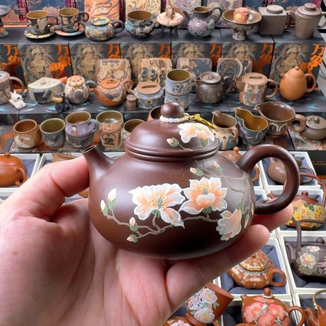 茶壶紫砂150ml原矿精工半手